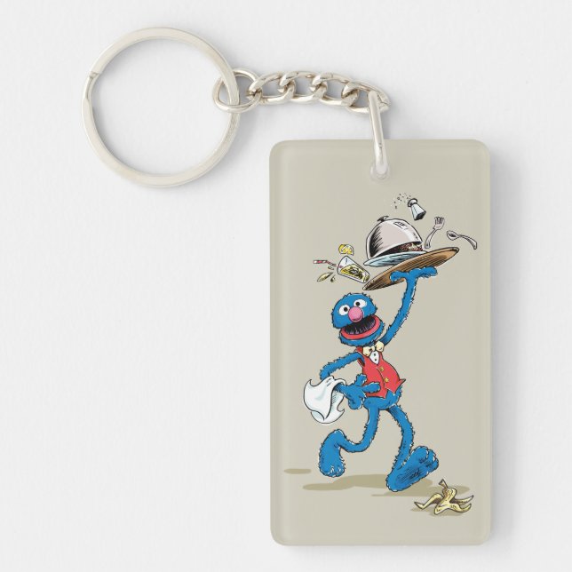 Vintage Grover the Waiter Keychain (Front)