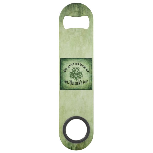 Vintage grundge shamrock irlandais tendance (Devant)