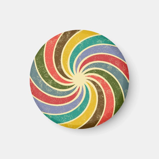Vintage Grunge Abstract Cleanable Background. Magnet (Front)