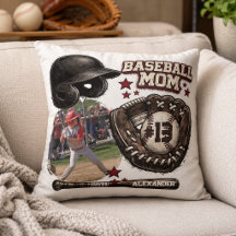 Vintage Grunge Baseball Mom Photo Gift