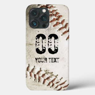 Vintage Grunge Baseball Personalized Template iPhone 13 Pro Case