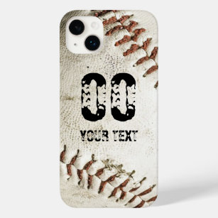 Vintage Grunge Baseball Personalized Template Case-Mate iPhone 14 Plus Case