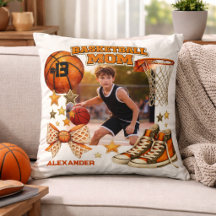 Vintage Grunge Basketball Mom Photo Gift