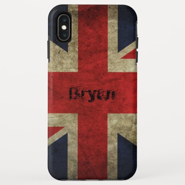 Vintage Grunge British Flag Case-Mate iPhone Case (Back)