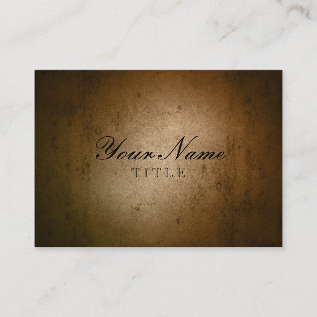 Vintage Grunge Business Card (Front)