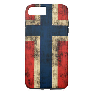 Vintage Grunge Flag of Norway iPhone 8 Plus/7 Plus Case