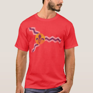 Vintage Grunge Flag of St Louis Missouri T-Shirt