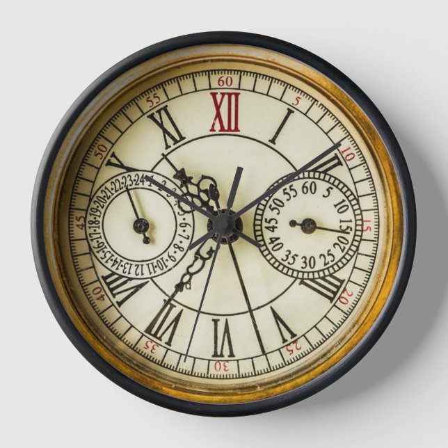 Vintage Grunge steampunk Antique Watch Clock (Front)