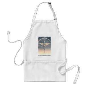 Vintage Guardian Angel Rainbow Art Standard Apron