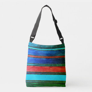 Vintage Guatemala Rainbow Crossbody Bag