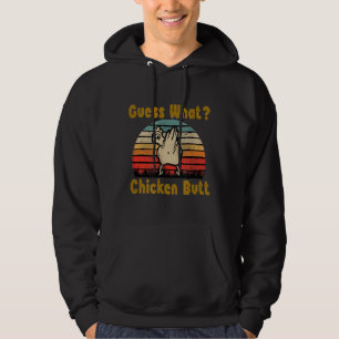 Vintage Guess What Chicken But Hoodie