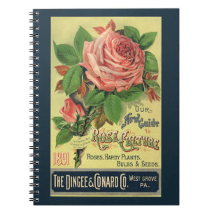 Vintage Guide to Rose Culture Book Cover Art, 1891