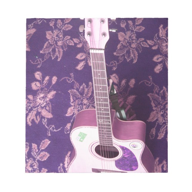 Vintage Guitar: African Vibe Style Dream Notepad (Front)
