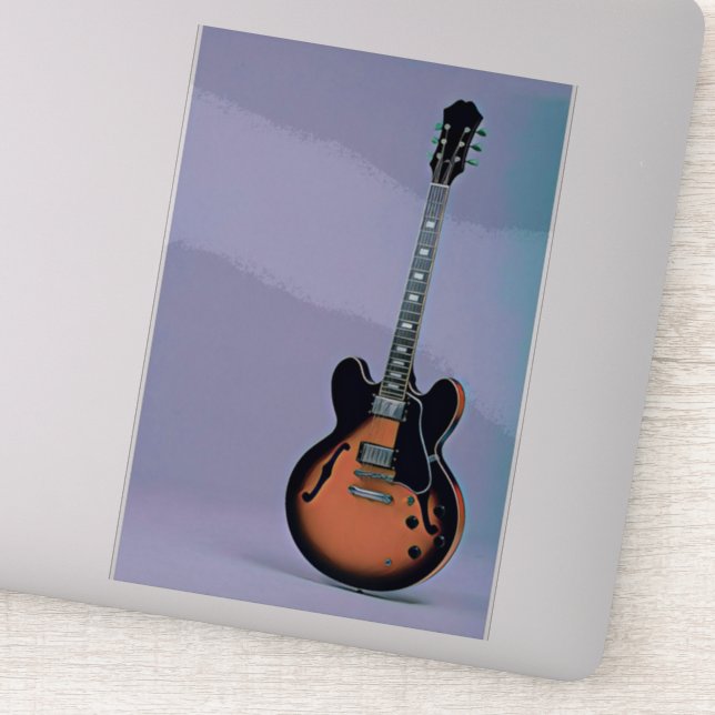 Vintage guitar artwork (Detail)
