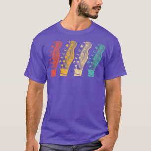 Vintage Guitar Gift For Men Women Music Band Guita T-Shirt