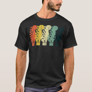 Vintage Guitar Gift For Men Women Music Band Guita T-Shirt