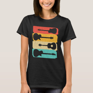 Vintage Guitar Rockstar Musician Songwriter Music T-Shirt