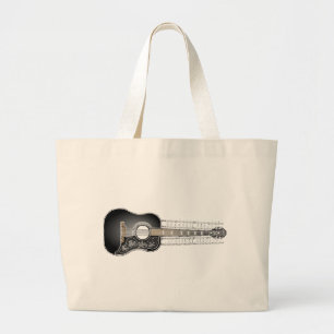 Vintage Guitar with Sheet Music  - Bag
