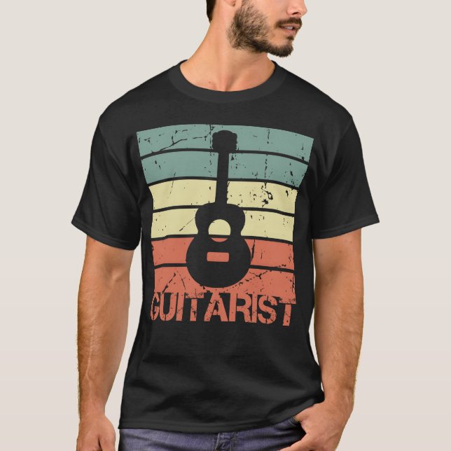 Vintage Guitarist friend T-Shirt (Front)