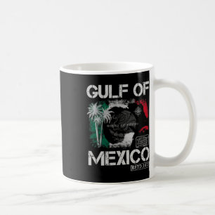 Vintage Gulf Of Mexico 1672 Historic Map Retro Bea Coffee Mug