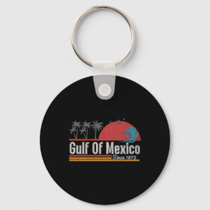 Vintage Gulf Of Mexico Est.1772 Graphic Keychain