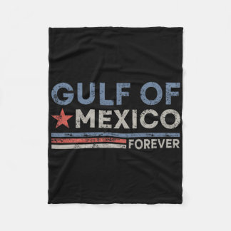 Vintage Gulf Of Mexico Forever  Fleece Blanket
