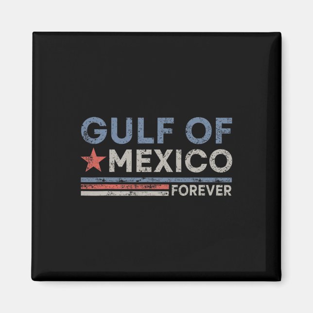 Vintage Gulf Of Mexico Forever  Magnet (Front)
