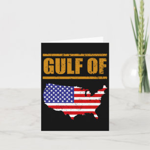 Vintage Gulf Of United States Of America Card