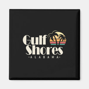 Vintage Gulf Shores Magnet