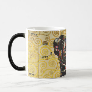 Vintage Gustav Klimt Tree of Life Panorama Magic Mug