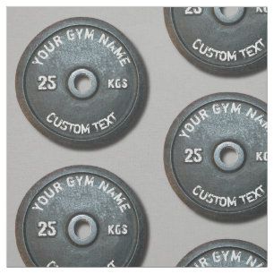 Vintage Gym Owner or User With Fitness Funny Fabric