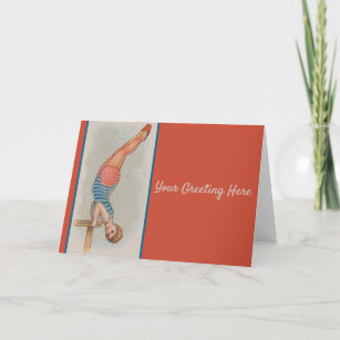 Gymnastics Cards, Greeting Cards &amp; More | Zazzle CA