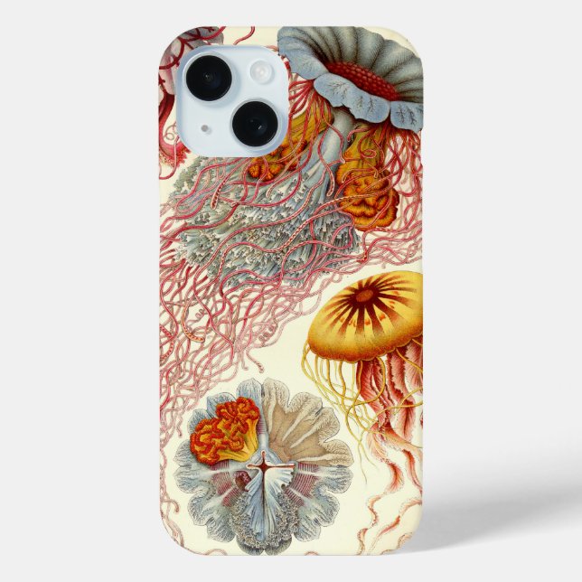 Vintage Haeckel Jellyfish Case-Mate iPhone Case (Back)