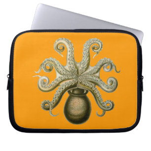 Vintage Haeckel Octopus Laptop Sleeve