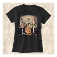 Vintage Halloween Art Deco Flapper Poster | 1920s