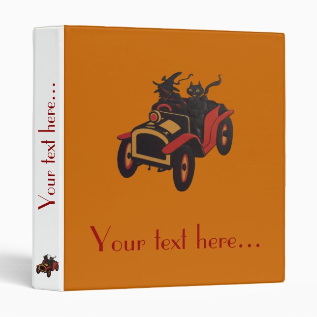 Vintage Halloween Binder (Front/Spine)