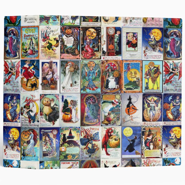 Vintage Halloween Binder (Front/Spine)