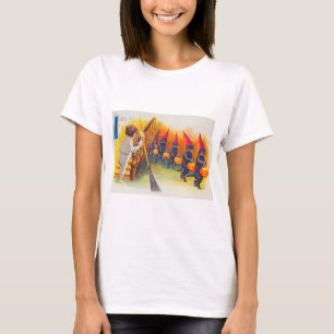 Vintage Halloween Black Cats T-Shirt