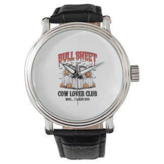 Vintage Halloween Bull Sheet Watch
