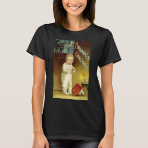 Vintage Halloween by Ellen Clapsaddle, Ghost Story T-Shirt