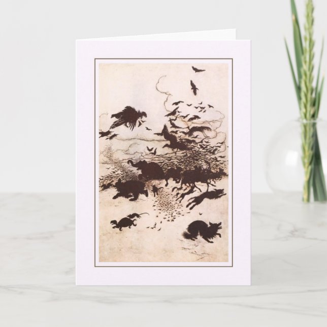 Vintage Halloween Card (Front)