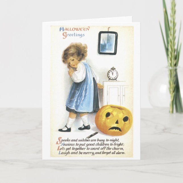 Vintage Halloween Card (Front)