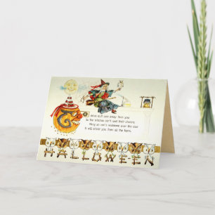 Vintage Halloween Card