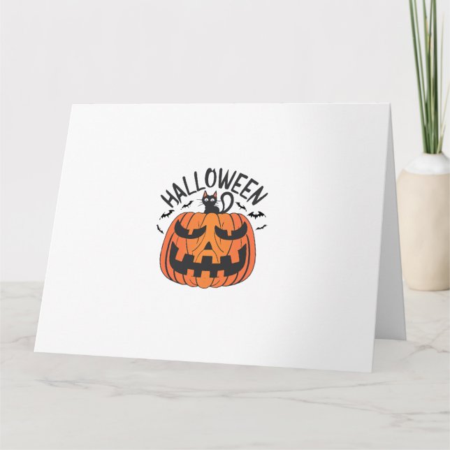 Vintage Halloween  Card (Front)