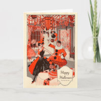 Vintage Halloween Card, Circa 1920