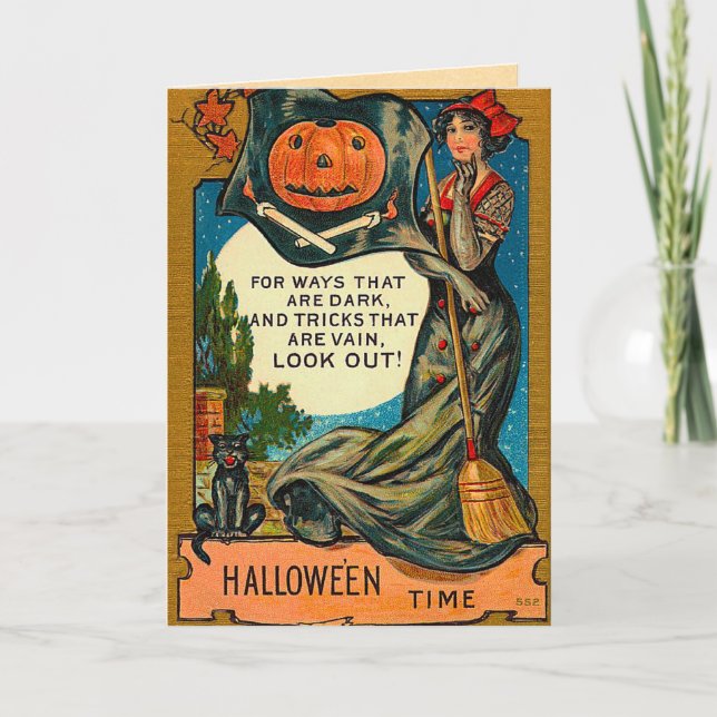 Vintage Halloween cards (Front)