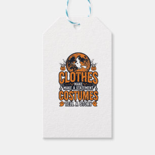 Vintage Halloween Clothes Costume Statement Shirt_ Gift Tags