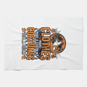 Vintage Halloween Clothes Costume Statement Shirt_ Kitchen Towel