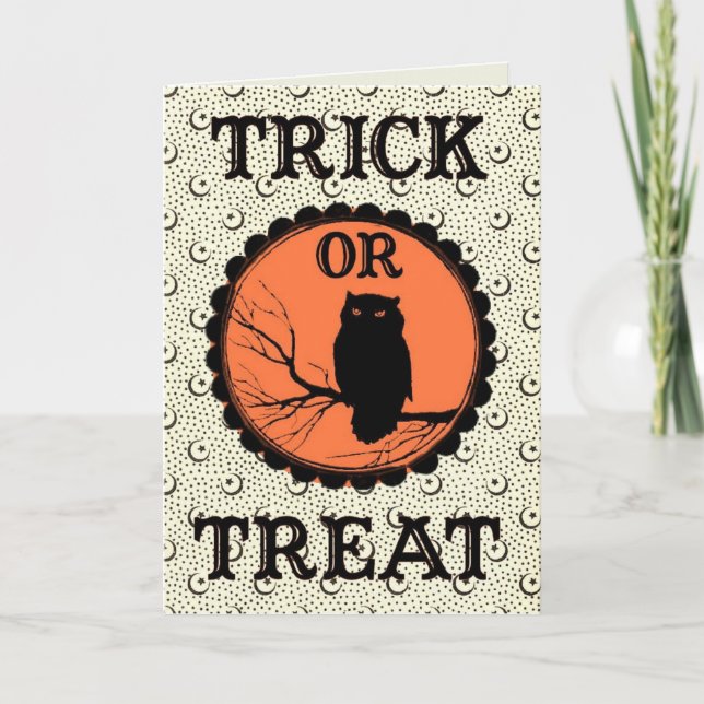Vintage Halloween Collage - Card (Front)