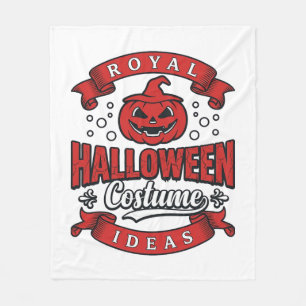 Vintage Halloween Costume Ideas Vector Design_1 Fleece Blanket